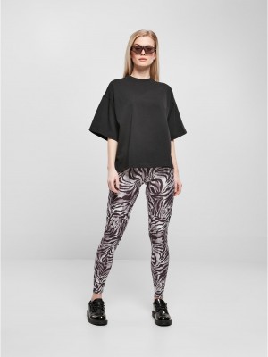 Дамска тениска с широки ръкави в черен цвят Ladies Heavy Tee 