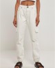 Дамски дълги карго панталони в цвят екрю Ladies Denim Cargo Pants, Urban Classics, Панталони - Complex.bg