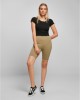 Дамски къс клин в цвят каки Ladies High Waist Shorts, Urban Classics, Клинове - Complex.bg