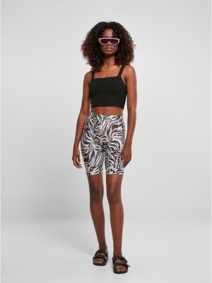 Дамски къс клин в зебров принт Ladies Soft Shorts