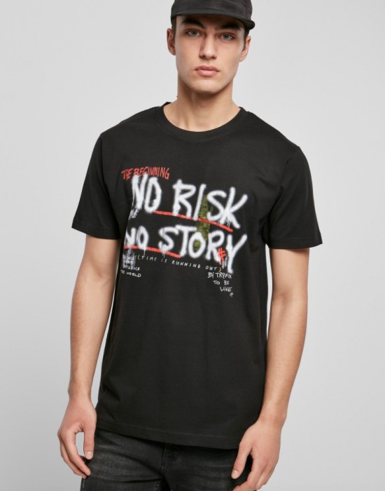 Мъжка тениска в черен цвят Mister Tee No Risk No Story Tee black, Mister Tee, Мъже - Complex.bg
