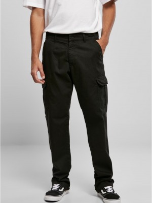 Карго панталон в черен цвят Straight Leg Cargo Pants