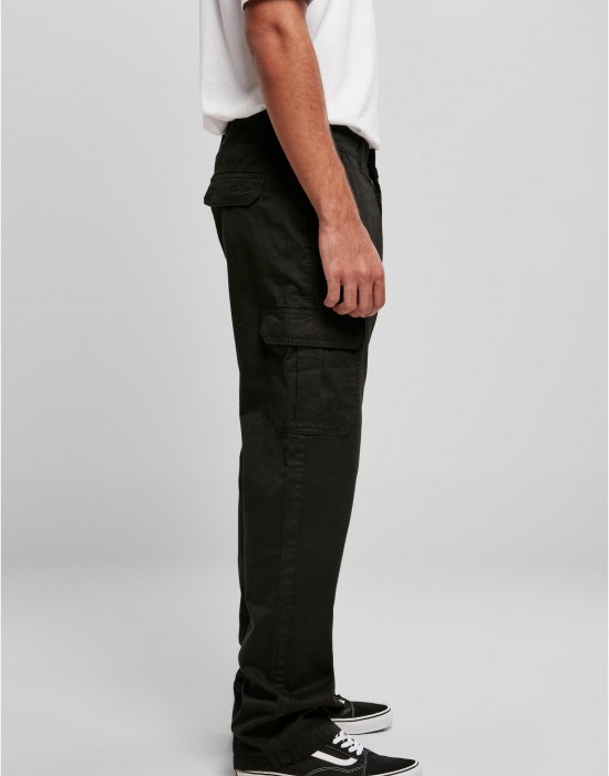 Карго панталон в черен цвят Straight Leg Cargo Pants, Urban Classics, Панталони - Complex.bg