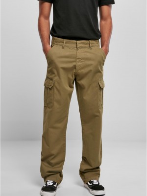 Карго панталон в цвят маслина Straight Leg Cargo Pants