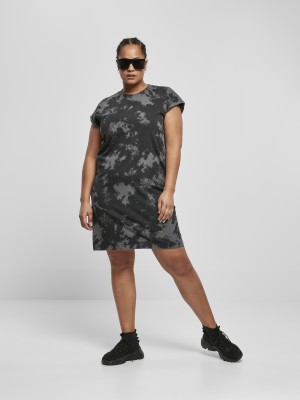 Дамска рокля в черно-сив цвят Ladies Bleached Dress