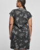 Дамска рокля в черно-сив цвят Ladies Bleached Dress, Urban Classics, Рокли - Complex.bg