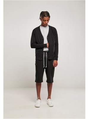 Мъжка жилетка в черен цвят Fine Cardigan Мъжка жилетка в черен цвят Fine Cardigan