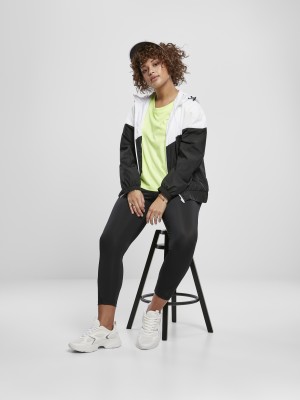 Дамска ветровка в цветен десен, Ladies Windbreaker white/black Дамска ветровка в цветен десен, Ladies Windbreaker white/black