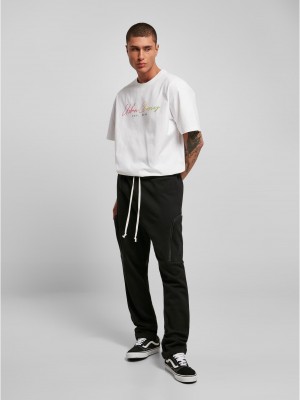 Мъжко спортно долнище в черен цвят Low Crotch Sweatpants