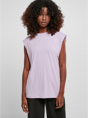 Дамски топ без ръкави в лилав цвят Ladies Shoulder Tank
