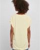 Дамски тениска с паднали ръкави в светложълт цвят Ladies Shoulder Tee, Urban Classics, Топове - Complex.bg