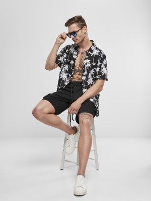 Мъжки къси панталони в черен цвят Cargo Shorts