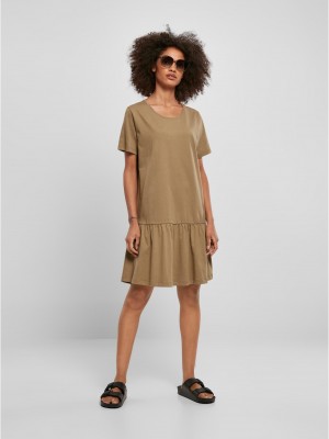 Дамска рокля в цвят каки Ladies Dress