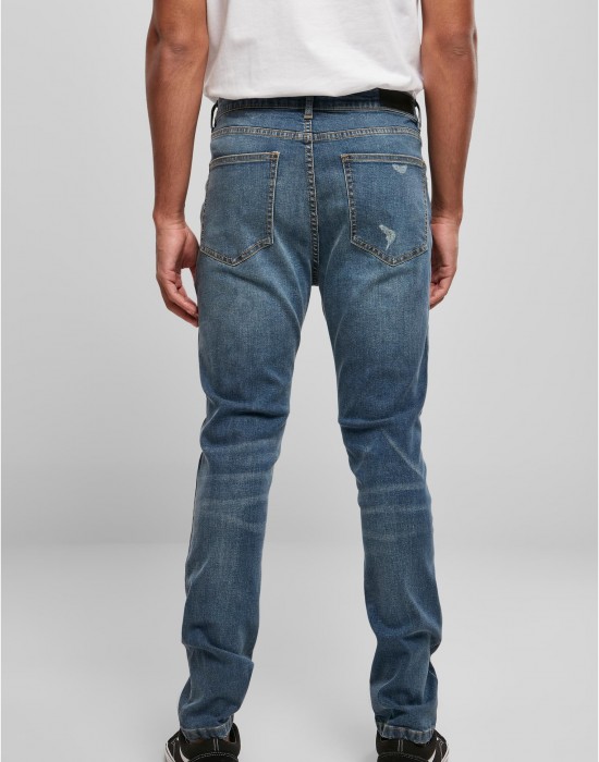 Мъжки дънки в син цвят Slim Fit Jeans blue, Urban Classics, Дънки - Complex.bg