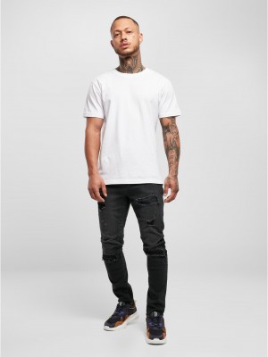 Мъжки дънки в черен цвят Slim Fit Jeans realblk