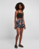 Дамски къси панталони в цветен принт Ladies Shorts blackfruity, Urban Classics, Къси панталони - Complex.bg