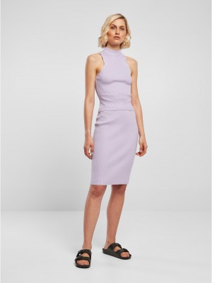 Дамски топ в лилав цвят Ladies Rib Knit