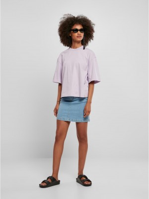 Дамска широка тениска в светлолилав цвят Ladies Oversized Tee