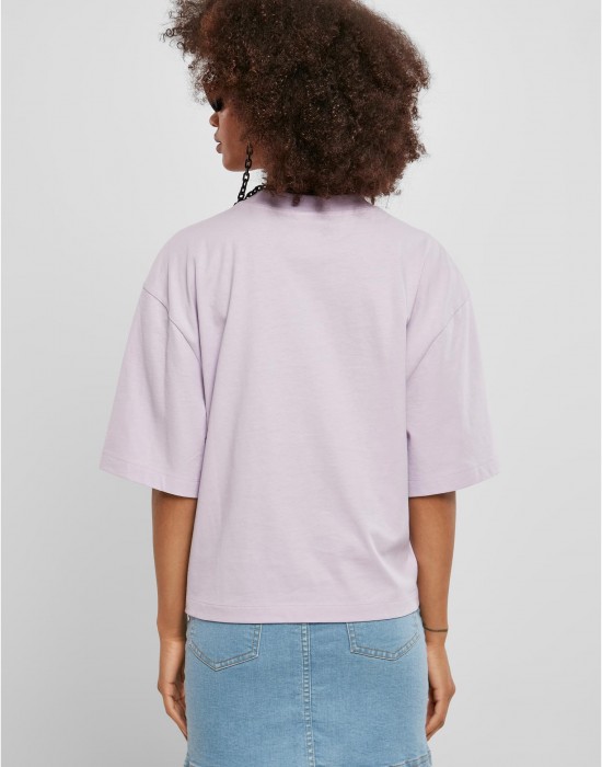 Купи Дамска широка тениска в светлолилав цвят Ladies Oversized Tee, Urban Classics, Тениски онлайн - Complex.bg Дамска широка тениска в светлолилав цвят Ladies Oversized Tee, Urban Classics, Тениски - Complex.bg