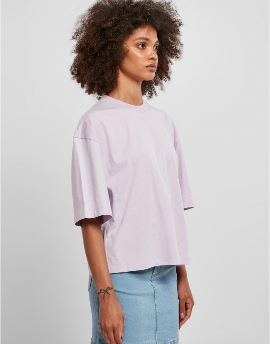 Купи Дамска широка тениска в светлолилав цвят Ladies Oversized Tee, Urban Classics, Тениски онлайн - Complex.bg Дамска широка тениска в светлолилав цвят Ladies Oversized Tee, Urban Classics, Тениски - Complex.bg