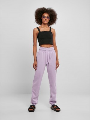 Дамско спортно долнище в светлолилав цвят Ladies High Waist Pants