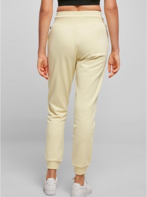 Дамско спортно долнище в светложълт цвят Ladies High Waist Pants