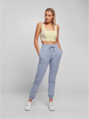 Дамско спортно долнище в светлосин цвят Ladies High Waist Pants