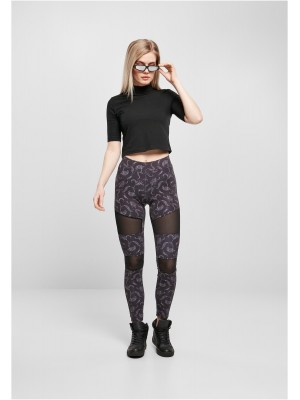 Дамски дълъг клин Ladies Leggings blackpaisley Дамски дълъг клин Ladies Leggings blackpaisley