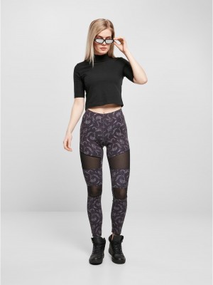 Дамски дълъг клин Ladies Leggings blackpaisley