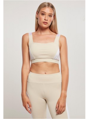 Спортен сутиен в бежов цвят Urban Classics 