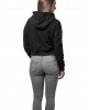 Дамски суичър в черно Urban Classics Ladies Short Slub Terry Hoody, Urban Classics, Суичъри - Complex.bg