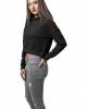 Дамски суичър в черно Urban Classics Ladies Short Slub Terry Hoody, Urban Classics, Суичъри - Complex.bg