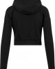 Дамски суичър в черно Urban Classics Ladies Short Slub Terry Hoody, Urban Classics, Суичъри - Complex.bg