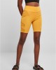 Дамски мрежест къс клин в тъмножълт цвят Ladies High Waist Shorts, Urban Classics, Клинове - Complex.bg