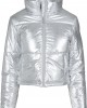 Дамско яке в сребристосиво от Urban Classics Ladies Metalic Puffer, Urban Classics, Якета - Complex.bg