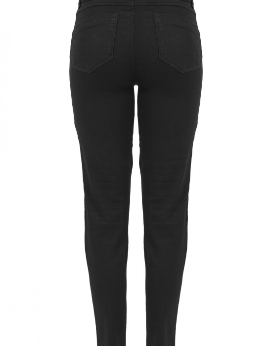 Дамски панталон в черен цвят Urban Classics Ladies Stretch Biker Pants black, Urban Classics, Панталони - Complex.bg