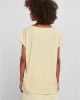 Дамска тениска с паднали ръкави в жълто Ladies Organic Shoulder, Urban Classics, Тениски - Complex.bg