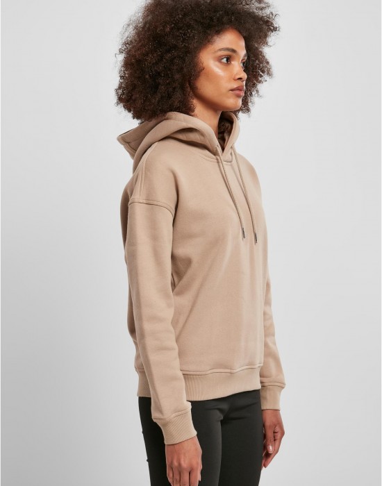 Дамски суичър в бежово Ladies Organic Hoody, Urban Classics, Суичъри - Complex.bg