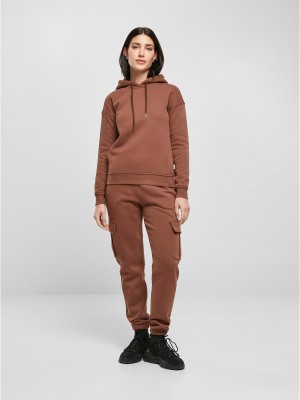 Дамски суичър в кафяво Ladies Organic Hoody 