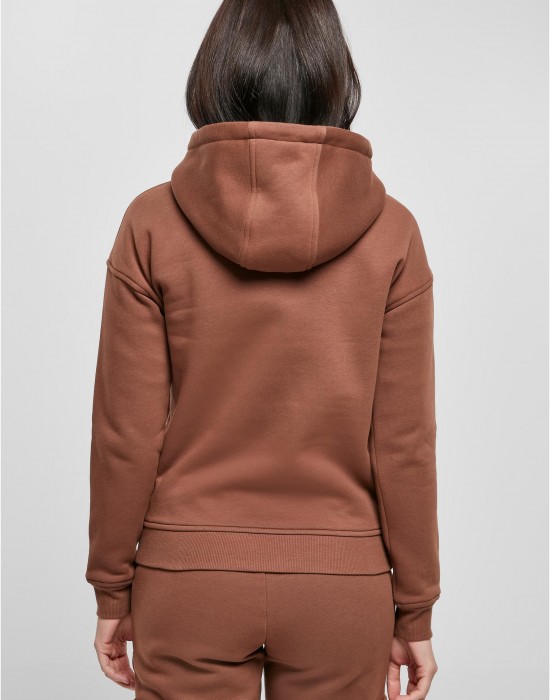 Дамски суичър в кафяво Ladies Organic Hoody, Urban Classics, Суичъри - Complex.bg