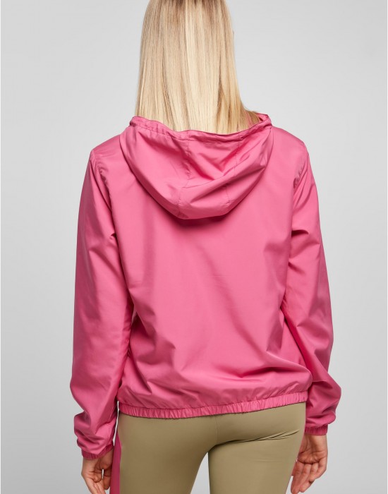 Дамска ветровка в розово Ladies Basic Jacket, Urban Classics, Якета - Complex.bg