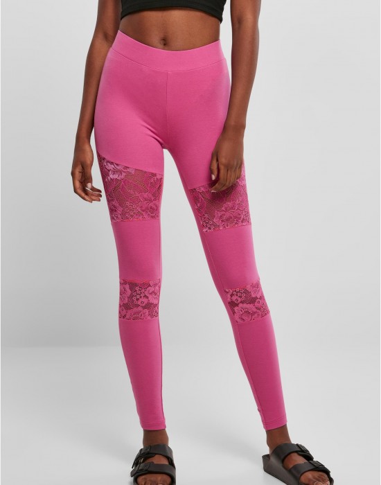 Дамски клин в розов цвят Ladies Leggings, Urban Classics, Клинове - Complex.bg