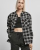 Дамска риза в черно и бяло Ladies Oversized Overshirt., Urban Classics, Жени - Complex.bg