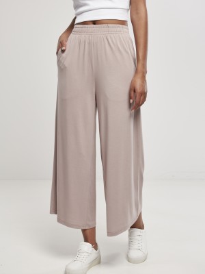 Дамски панталон в бежов цвят Ladies Modal Culotte