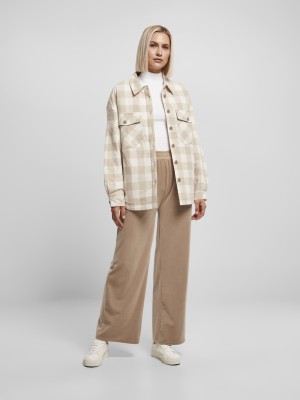 Дамска риза в цвят екрю Ladies Flanell Padded Overshirt