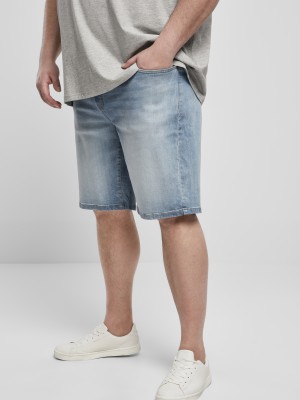 Мъжки къси панталони в синьо Fit Jeans Shorts