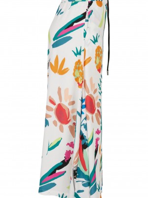 Дамска пола на цветя Ladies Viscose Midi Skirt