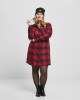 Дамска рокля в червено Ladies Check Shirt Dress, Urban Classics, Жени - Complex.bg