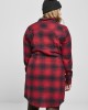 Дамска рокля в червено Ladies Check Shirt Dress, Urban Classics, Жени - Complex.bg