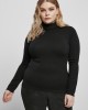 Дамско поло с яка в черно Ladies Basic Turtleneck Sweater black, Urban Classics, Блузи - Complex.bg